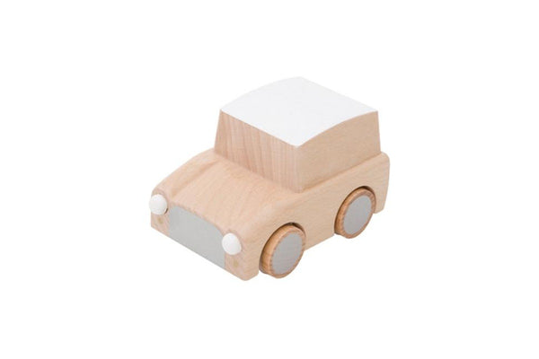 Kiko & gg Kuruma 9cm Car Vehicle Kids Children Wooden Pull Back Toy Natural 3+