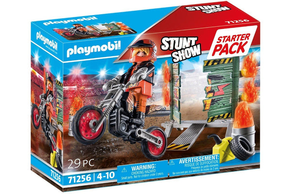 Playmobil: Stuntshow Motobike with Fire Wall (71256)