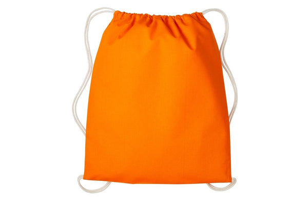 Nutshell Drawstring Gymsac (Orange/Natural) (One Size)