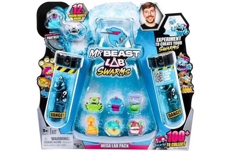 MrBeast Lab: Swarms 12-Pack - Blue Panther & Cobra (Blind Box)