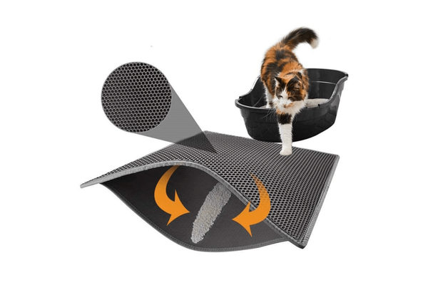 Mat, Honeycomb Dual Layer Design Medium Cat Litter