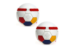 2x Petopia Ultra Tough 6cm Rubber Football Game Dog Toy Chew Treat Reward Small