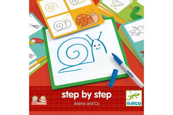 Djeco: Learn To Draw - Step By Step Animals