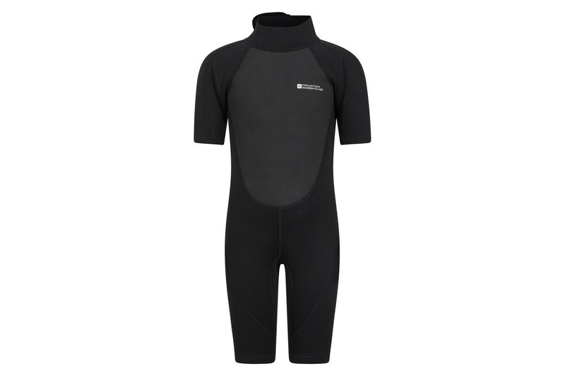 Mountain Warehouse Childrens/Kids Contrast Panel Wetsuit (Black) (11-12 Years)