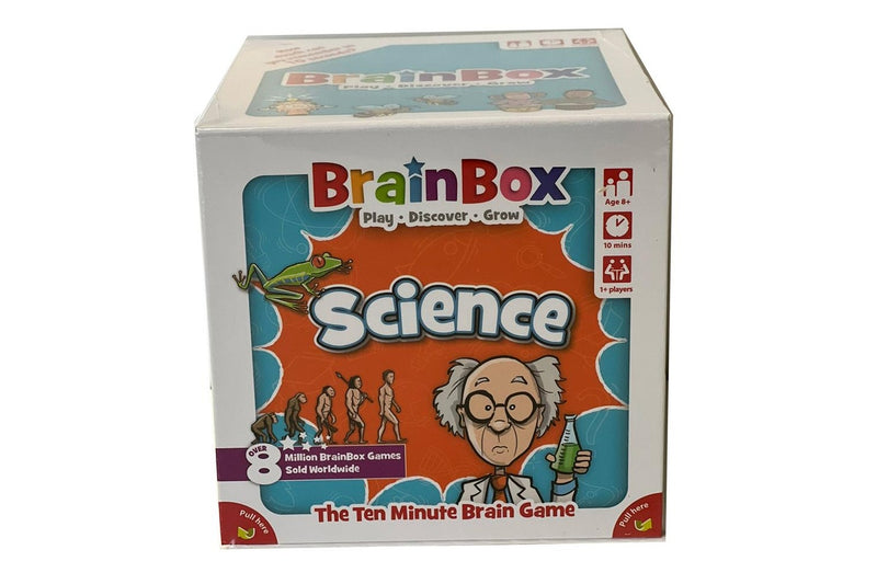 Brainbox Science Educational Fun Memory Logic Brain Card Game Kids Children 8y+