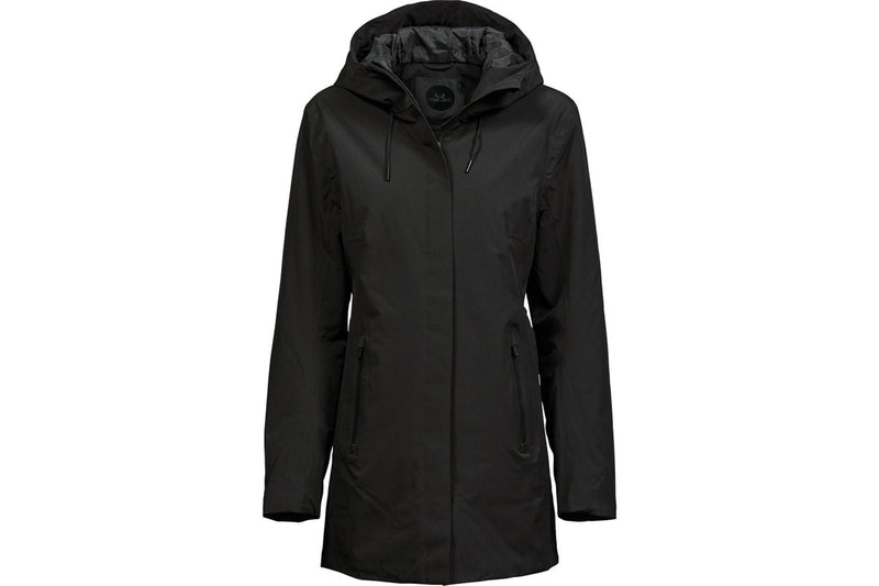 Tee Jays Womens/Ladies Parka (Black) (S)