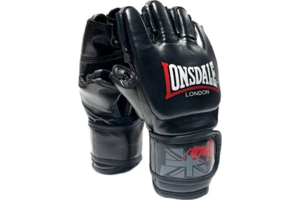 Lonsdale Ld Challenger Mma Training Gloves Boxing Gym Black L-Xl