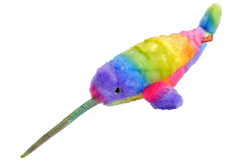 Wild Republic: Narwhal - 12" Rainbowkins Plush