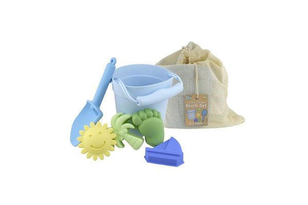 6pc Koala Dream Silicone Baby Toddler Beach Sand Toy Set Blue Sundae 10m+