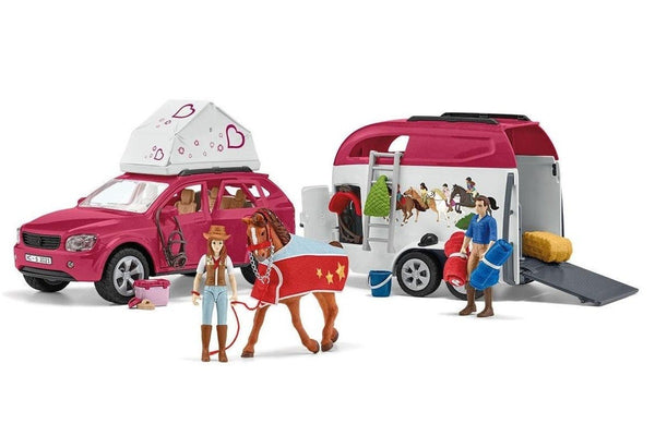 Schleich: Horse Club - Horse Adventures with Car & Trailer Set