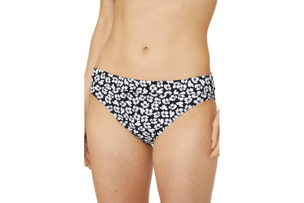 Debenhams Womens/Ladies Ditsy Print Bikini Bottoms (Black) (8 UK)