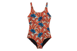 Regatta Womens/Ladies Orla Kiely Tropical One Piece Swimsuit (Orange) (10 UK)