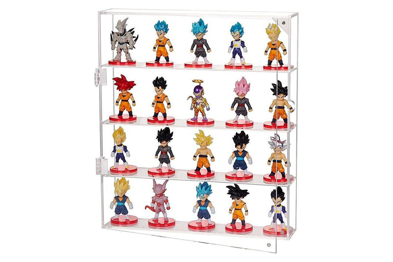 STORFEX 4 Layer Acrylic Collectible Cabinet Display Rack