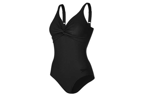 Speedo Womens/Ladies Brigitte One Piece Swimsuit (Black) (44)