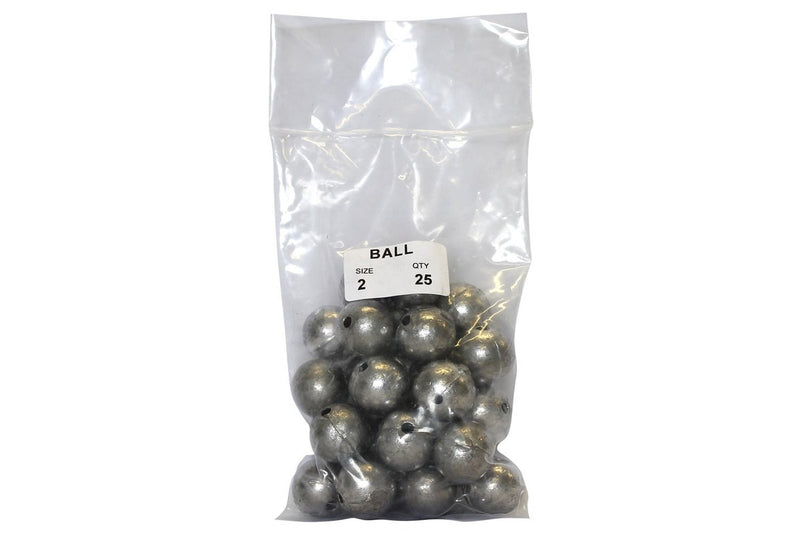 Ball Sinker Bulk Pack 2oz x 25