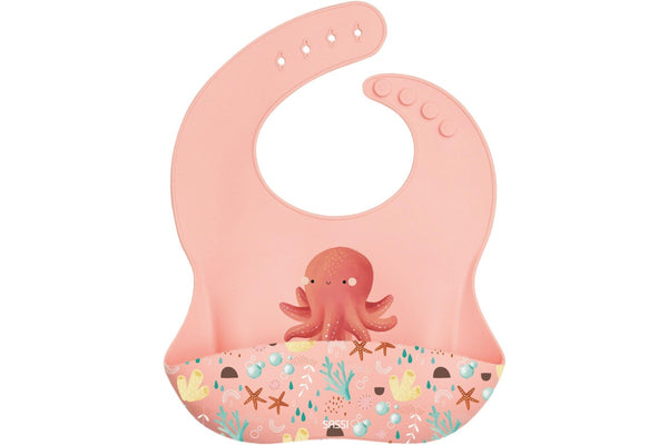 Sassi: Silicone Bib - Slurpy the Octopus