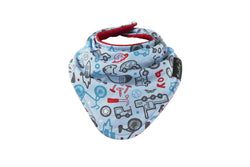 Mum 2 Mum: Fashion Bandana Wonder Bib - Boy Print/Red