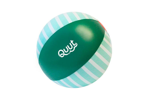 Quut Inflatable Beach Ball 30cm Round Garden Green Kids Children Toy 1y+