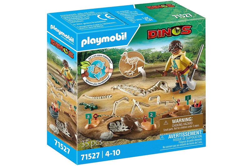 Playmobil: Archaelological Dig with Dino Skeleton (71527)