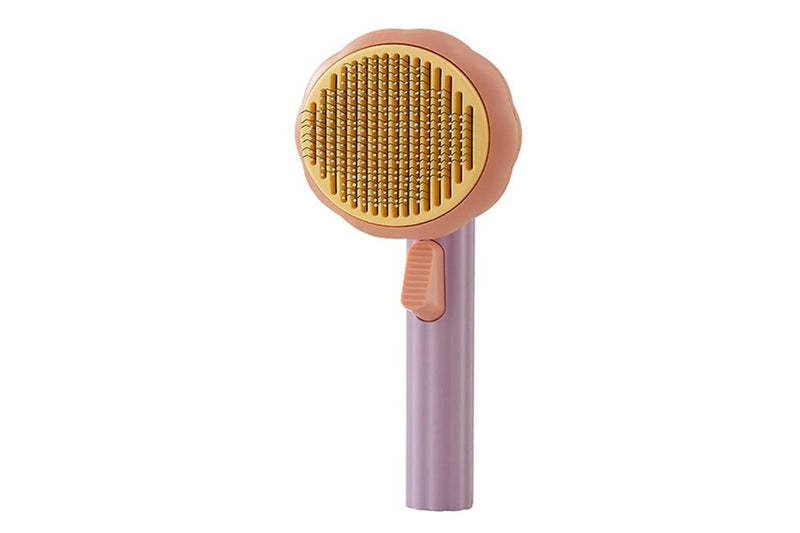 Pumpkin Pet Brush - Purple