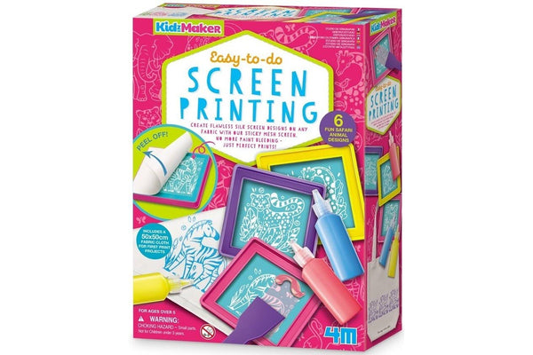 4M: Easy-to-do Screen Printing