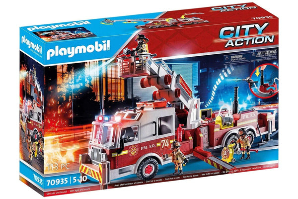 Playmobil: Fire Engine with Tower Ladder (70935)