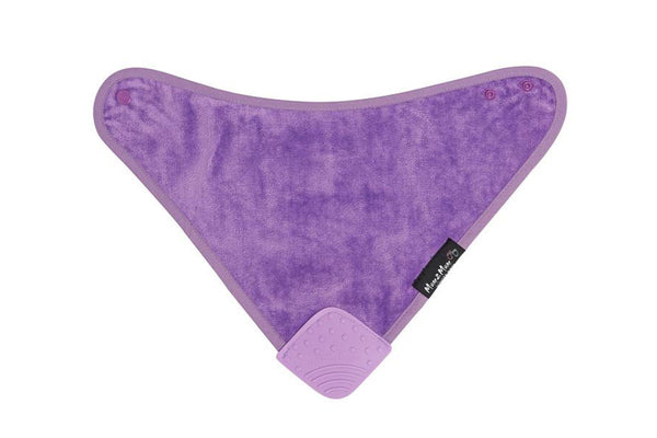 Mum 2 Mum: Teething Bandana Wonder Bib - Purple