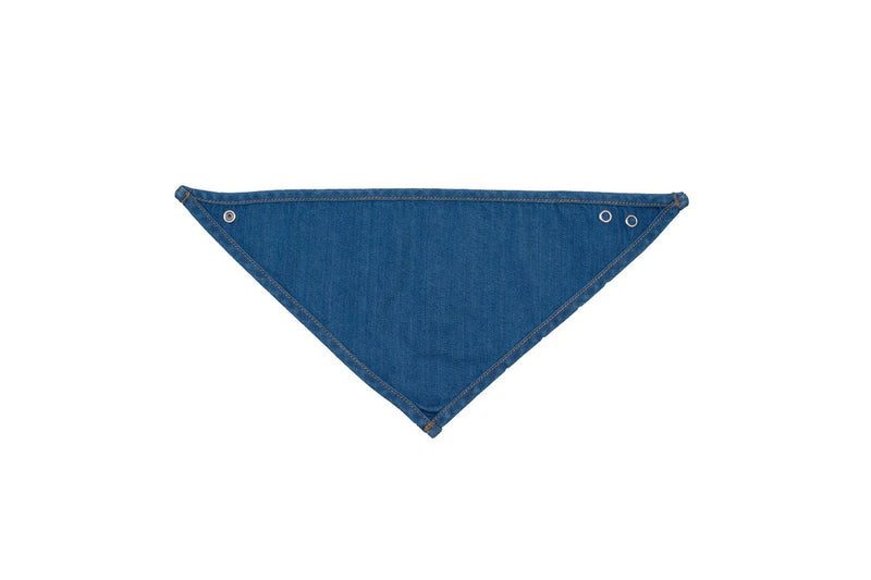 Babybugz Baby Rocks Denim Bandana Bib (Blue) (One Size)