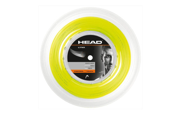 Head Lynx 17g Tennis String Reel 200m 1.25mm Control Touch - Yellow