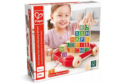 Hape: Pull-along Cart with Stacking Blocks