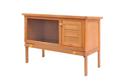 Outdoor Rabbit Hutch 1 Layer Wood vidaXL