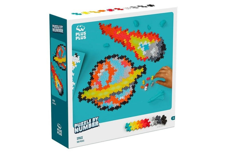 Plus-Plus: Puzzle By Number Space (500pc)