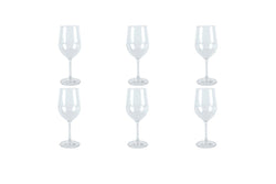 6x Wildtrak Tritan Wine Glass 355Ml for Home Kitchen Tabletop Dinnerware Clear