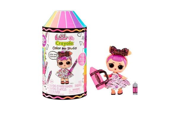 L.O.L. Surprise Loves Crayola Color Me Studio Kids Childrens Toy Asstd 4+