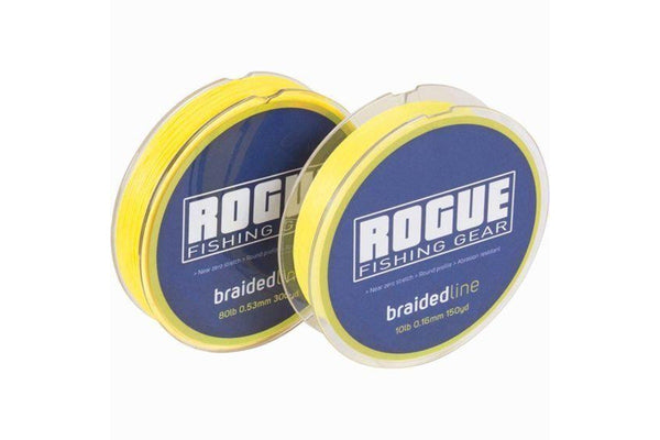 Line Braid 150Yd 6Lb Yellow Rogue