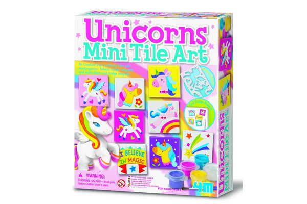 4M Craft: Magnetic Unicorns - Mini Tile Art