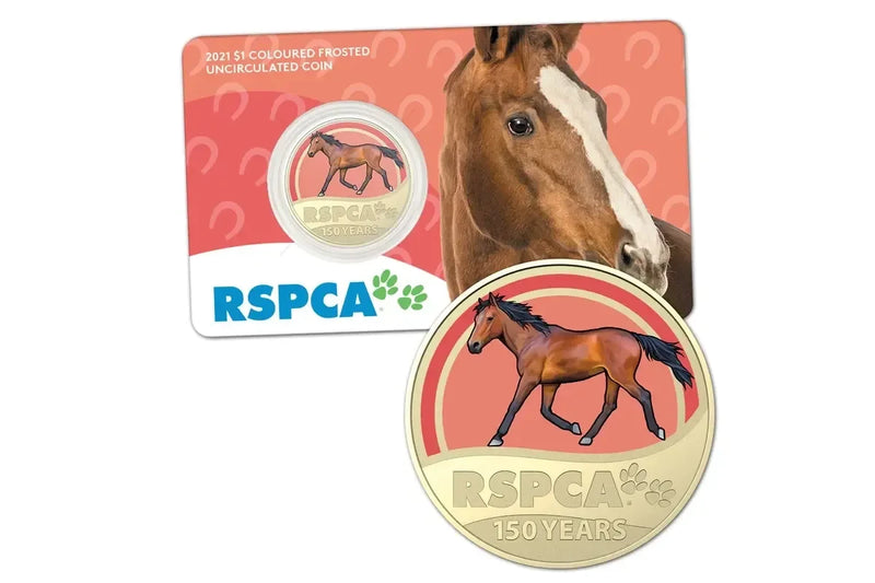 $1 2021 RSPCA 150th Anniversary UNC - Horse