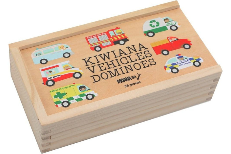 Moana Road: Wooden Dominoes - Vehicles