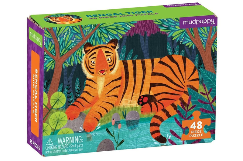 Mudpuppy: Bengal Tiger - Mini Puzzle