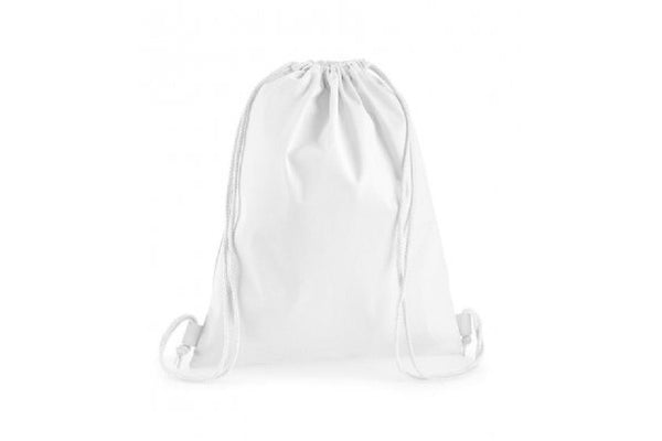 Westford Mill Premium Cotton Gymsac (White) (One Size)