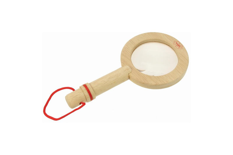 Bigjigs Toys 23cm Big Wooden Magnifying Glass Kids Children Educational Toy 3y+