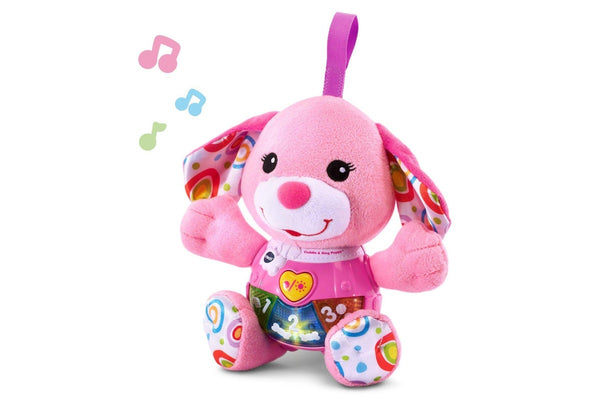 Vtech: Little Singing Puppy (Pink) - Lovable Learning Plush