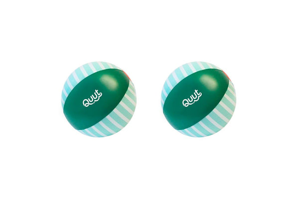 2x Quut Inflatable Beach Ball 30cm Round Garden Green Kids Children Toy 1y+