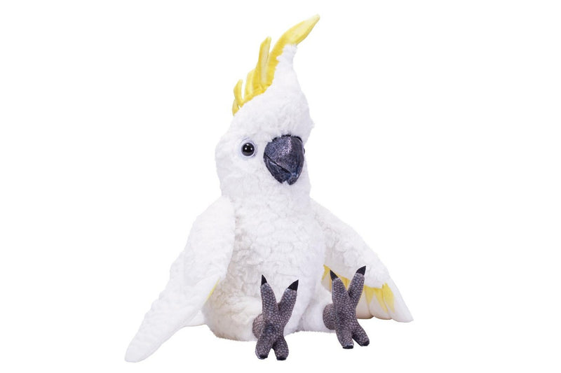 Wild Republic Artist Collection: Sulfur Crested Cockatoo - 15" Plush