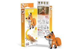 Eugy: Red Fox - 3D Cardboard Model