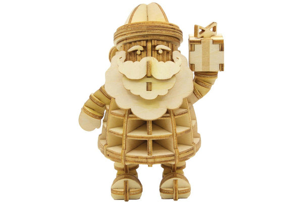 Insight Editions Incredibuilds Christmas Collection Santa Claus 3D Wood Model