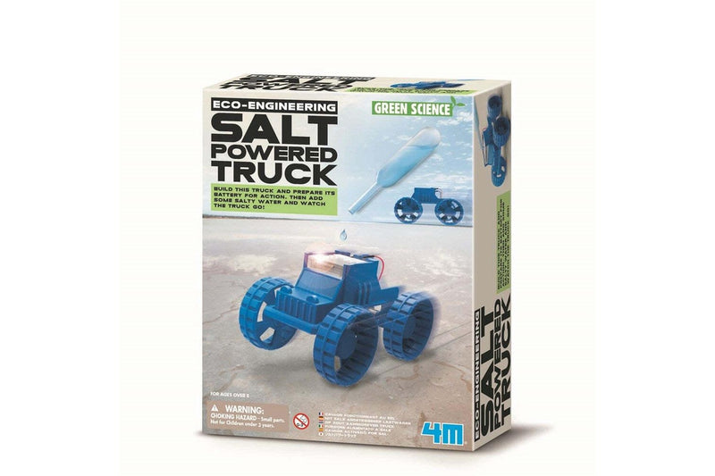 4M Green Science Salt Powered Truck Educational Kids Toddler Activity Toy 8y+