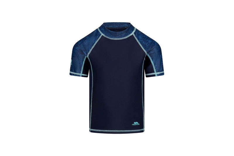 Trespass Childrens/Kids Calder Rash Guard (Navy) (11-12 Years)