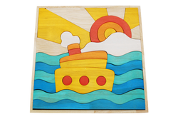 Ocean Scene Puzzle and play set