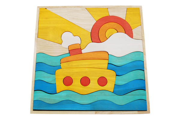 Ocean Scene Puzzle and play set